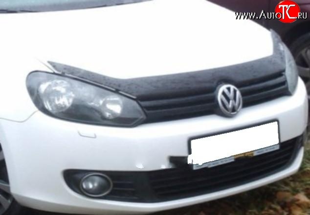 2 204 р. Дефлектор капота NovLine Volkswagen Golf 6 хэтчбэк 5 дв. (2008-2014)  с доставкой в г. Майкоп