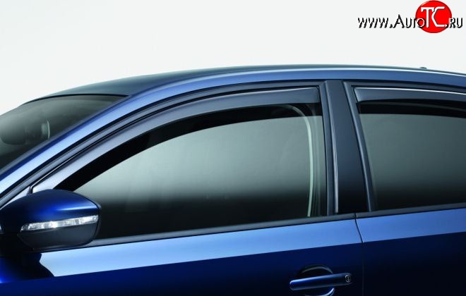 4 199 р. Дефлекторы окон (ветровики) (хетчбек) Novline 4 шт. Volkswagen Golf 6 хэтчбэк 5 дв. (2008-2014)  с доставкой в г. Майкоп
