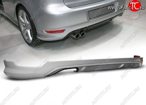 10 949 р. Накладка на задний бампер Votex Style Volkswagen Golf 6 хэтчбэк 5 дв. (2008-2014) (Неокрашенная)  с доставкой в г. Майкоп