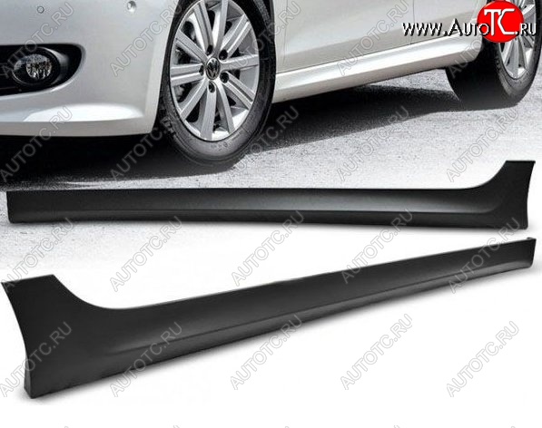 12 699 р. Пороги накладки (хетчбек) Votex Style Volkswagen Golf 6 хэтчбэк 5 дв. (2008-2014) (Неокрашенные)  с доставкой в г. Майкоп