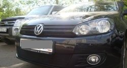 1 469 р. Сетка на бампер Russtal (черная) Volkswagen Golf 6 хэтчбэк 5 дв. (2008-2014)  с доставкой в г. Майкоп. Увеличить фотографию 3