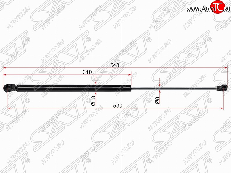 499 р. Газовый упор крышки багажника SAT  Volkswagen Golf  6 (2008-2014) хэтчбэк 5 дв.  с доставкой в г. Майкоп