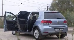 2 399 р. Накладки на порожки RA (комплект) Volkswagen Golf 6 хэтчбэк 5 дв. (2008-2014)  с доставкой в г. Майкоп. Увеличить фотографию 2