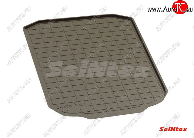1 539 р. Коврик в багажник SeiNtex (полимерный) Volkswagen Jetta A7 седан дорестайлинг (2018-2022)  с доставкой в г. Майкоп