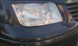 1 649 р. Реснички на фары CT Volkswagen Jetta A4 седан (1998-2005) (Неокрашенные)  с доставкой в г. Майкоп. Увеличить фотографию 2