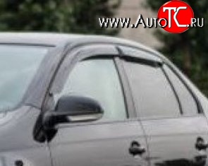 999 р. Комплект дефлекторов окон (ветровиков) 4 шт. (седан) Russtal Volkswagen Jetta A6 седан дорестайлинг (2011-2015)  с доставкой в г. Майкоп