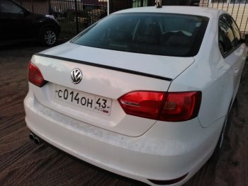 3 049 р. Лип спойлер АВТОКРАТ Volkswagen Jetta A6 седан дорестайлинг (2011-2015) (Неокрашенный)  с доставкой в г. Майкоп. Увеличить фотографию 2