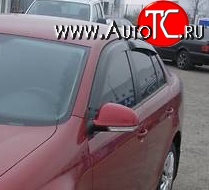 2 499 р. Дефлекторы окон (ветровики) Novline 4 шт Volkswagen Jetta A5 седан (2005-2011)  с доставкой в г. Майкоп