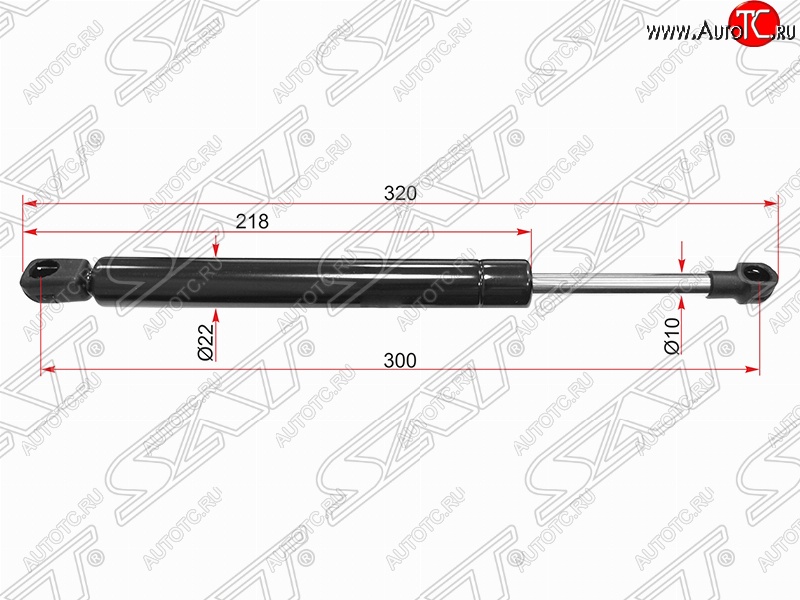 599 р. Газовый упор крышки багажника SAT  Volkswagen Jetta  A5 (2005-2011) седан  с доставкой в г. Майкоп
