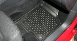 3 199 р. Коврики в салон Element 4 шт. (полиуретан) Volkswagen Jetta A6 седан дорестайлинг (2011-2015)  с доставкой в г. Майкоп. Увеличить фотографию 2