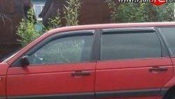 Комплект дефлекторов окон (ветровиков) 4 шт. (универсал) Russtal Volkswagen Passat B4 седан (1993-1996)