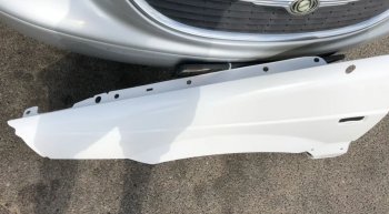 8 489 р. Переднее левое крыло (стеклопластик) Fiberplast  Volkswagen Passat  B3 (1988-1993) седан, универсал  с доставкой в г. Майкоп. Увеличить фотографию 2