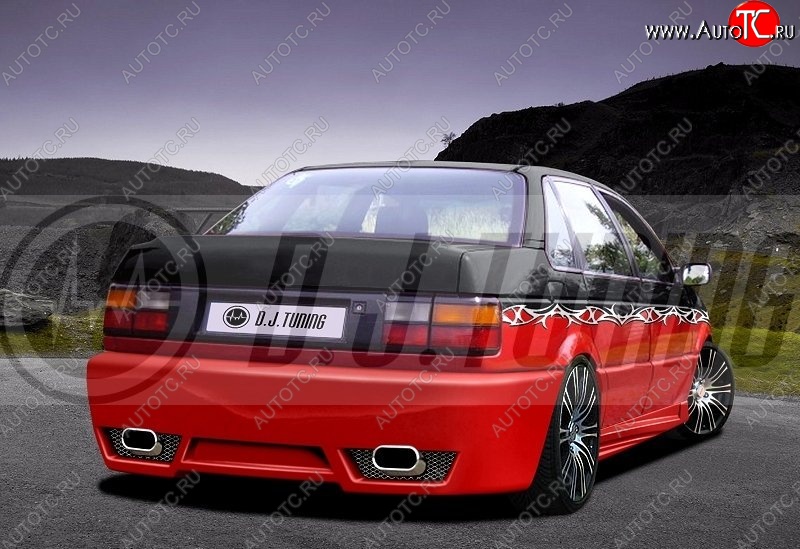 6 549 р. Задний бампер D.J. Volkswagen Passat B3 седан (1988-1993)  с доставкой в г. Майкоп