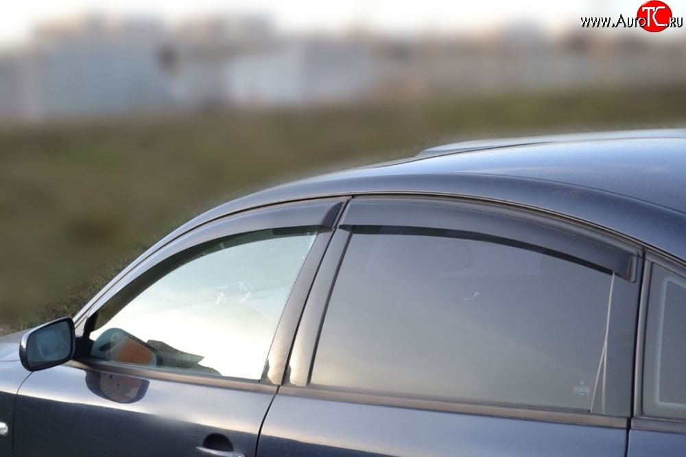 999 р. Комплект дефлекторов окон (ветровиков) 4 шт. (седан) Russtal Volkswagen Passat B5 седан дорестайлинг (1996-2000)  с доставкой в г. Майкоп