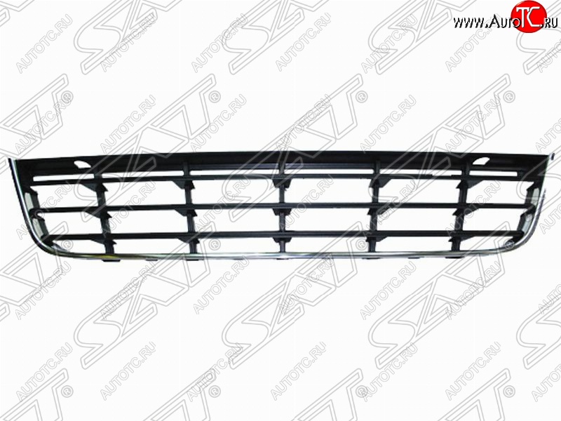 1 129 р. Решётка в передний бампер (с хром молдингом) SAT Volkswagen Passat B6 седан (2005-2011)  с доставкой в г. Майкоп