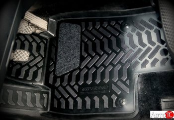 1 739 р. Коврики салона Aileron (3D с подпятником) Volkswagen Passat B6 универсал (2005-2010)  с доставкой в г. Майкоп. Увеличить фотографию 2