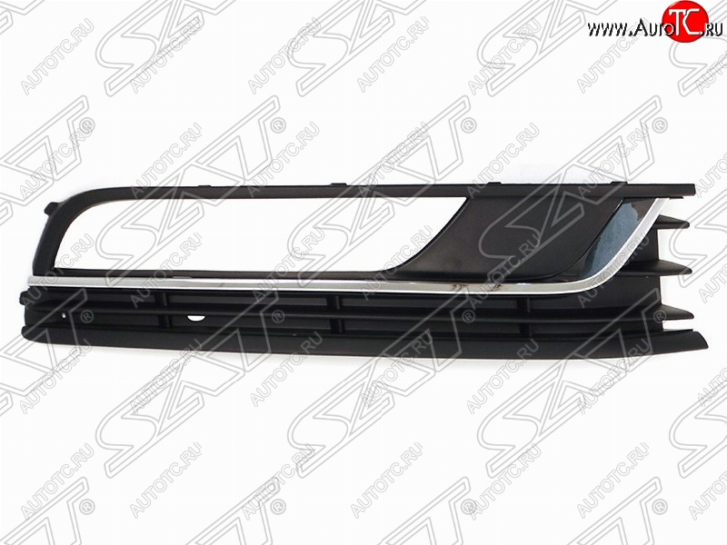 2 699 р. Правая вставка в бампер под ПТФ (хром) SAT Volkswagen Passat B7 седан (2010-2015)  с доставкой в г. Майкоп
