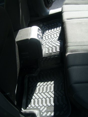 1 769 р. Коврики салона Aileron (3D с подпятником) Volkswagen Passat B7 седан (2010-2015)  с доставкой в г. Майкоп. Увеличить фотографию 2