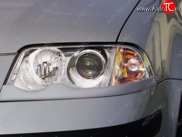 1 649 р. Нижние реснички на передние CT Volkswagen Passat B5.5 седан рестайлинг (2000-2005) (Неокрашенные)  с доставкой в г. Майкоп