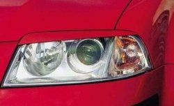 1 649 р. Верхние реснички на фары CT Volkswagen Passat B5.5 седан рестайлинг (2000-2005) (Неокрашенные)  с доставкой в г. Майкоп. Увеличить фотографию 2