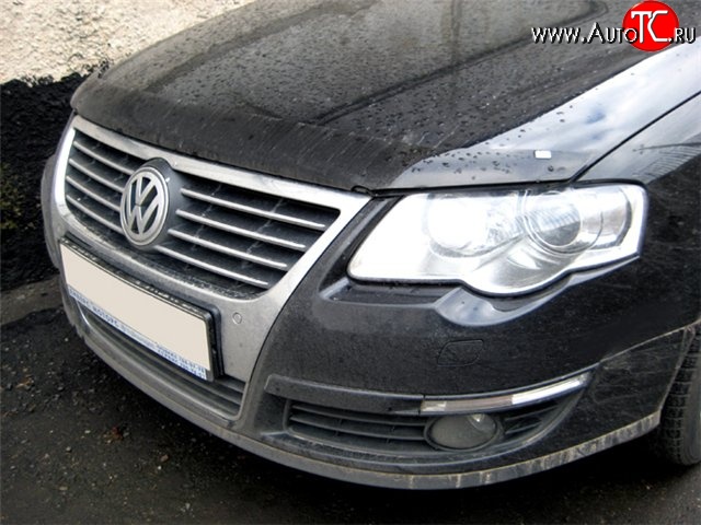 3 299 р. Дефлектор капота NovLine Volkswagen Passat B6 седан (2005-2011)  с доставкой в г. Майкоп