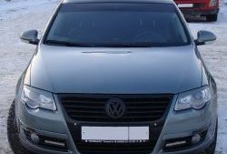 1 149 р. Реснички Sport v2 на фары Volkswagen Passat B6 седан (2005-2011) (Неокрашенные)  с доставкой в г. Майкоп. Увеличить фотографию 2