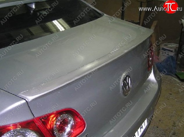 4 949 р. Лип спойлер Сабля Volkswagen Passat B6 седан (2005-2011) (Неокрашенный)  с доставкой в г. Майкоп