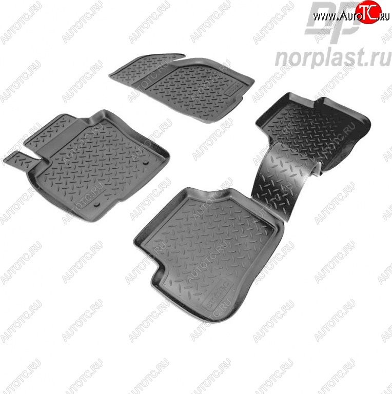 2 139 р. Комплект ковриков в салон Norplast Volkswagen Passat B6 универсал (2005-2010)  с доставкой в г. Майкоп