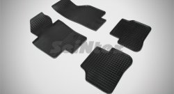 Износостойкие коврики в салон с рисунком Сетка SeiNtex Premium 4 шт. (резина) Volkswagen Passat  B6 (2005-2011) седан, универсал