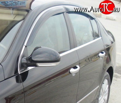 4 499 р. Дефлекторы окон (ветровики) (седан) Novline 4 шт. Volkswagen Passat B7 седан (2010-2015)  с доставкой в г. Майкоп