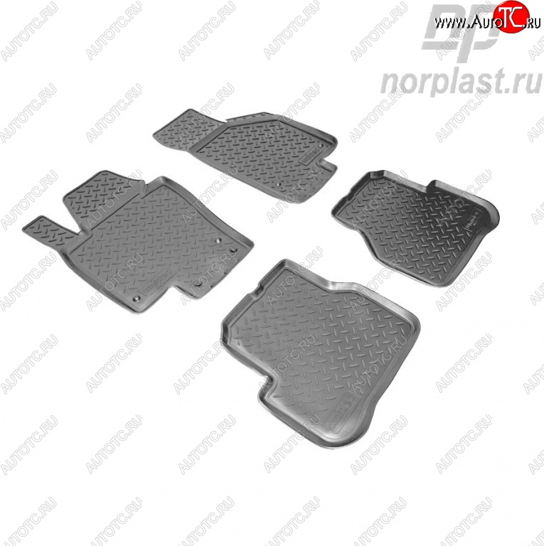 2 139 р. Комплект ковриков в салон Norplast Volkswagen Passat B7 седан (2010-2015)  с доставкой в г. Майкоп