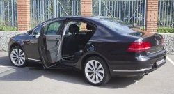 1 999 р. Накладки на порожки RA (комплект) Volkswagen Passat B7 седан (2010-2015)  с доставкой в г. Майкоп. Увеличить фотографию 2