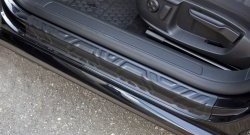 1 999 р. Накладки на порожки RA (комплект) Volkswagen Passat B7 седан (2010-2015)  с доставкой в г. Майкоп. Увеличить фотографию 3