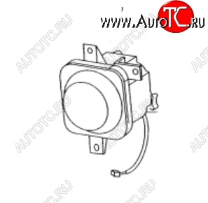 12 699 р. Правая противотуманная фара VAG Volkswagen Pointer (2006-2009)  с доставкой в г. Майкоп