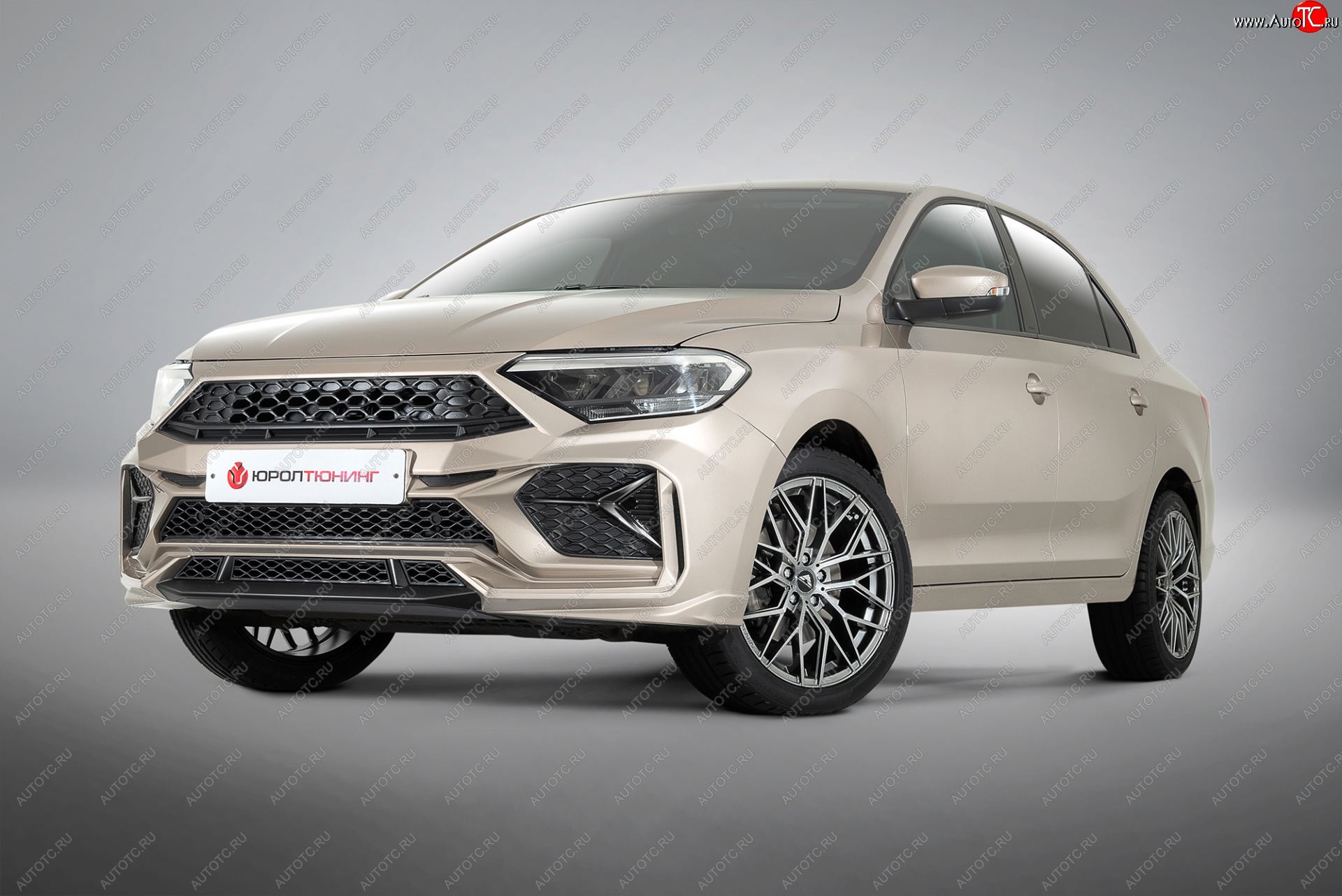 24 099 р. Передний бампер REBOOT  Volkswagen Polo  Mk6 (2020-2022) лифтбек (Окрашенный с выделением диффузора)  с доставкой в г. Майкоп