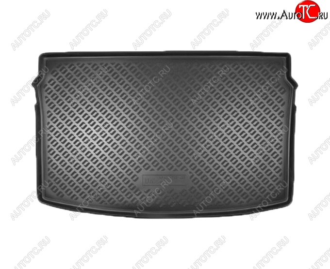 1 569 р. Коврик в багажник Norplast (на верхнюю полку)  Volkswagen Polo  Mk6 (2020-2022) лифтбек (Черный)  с доставкой в г. Майкоп