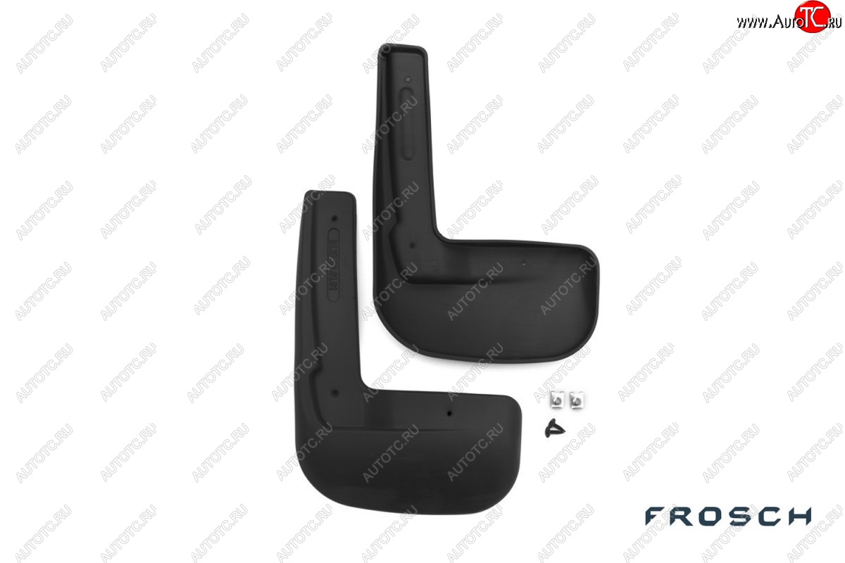 4 799 р. Брызговики Frosch Volkswagen Polo 5 седан рестайлинг (2015-2020) (Передние)  с доставкой в г. Майкоп