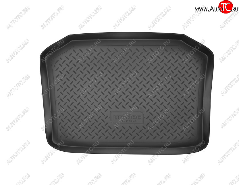 1 569 р. Коврик в багажник Norplast Unidec Volkswagen Polo 9N1 хэтчбэк 5 дв. дорестайлинг (2001-2005) (Цвет: черный)  с доставкой в г. Майкоп