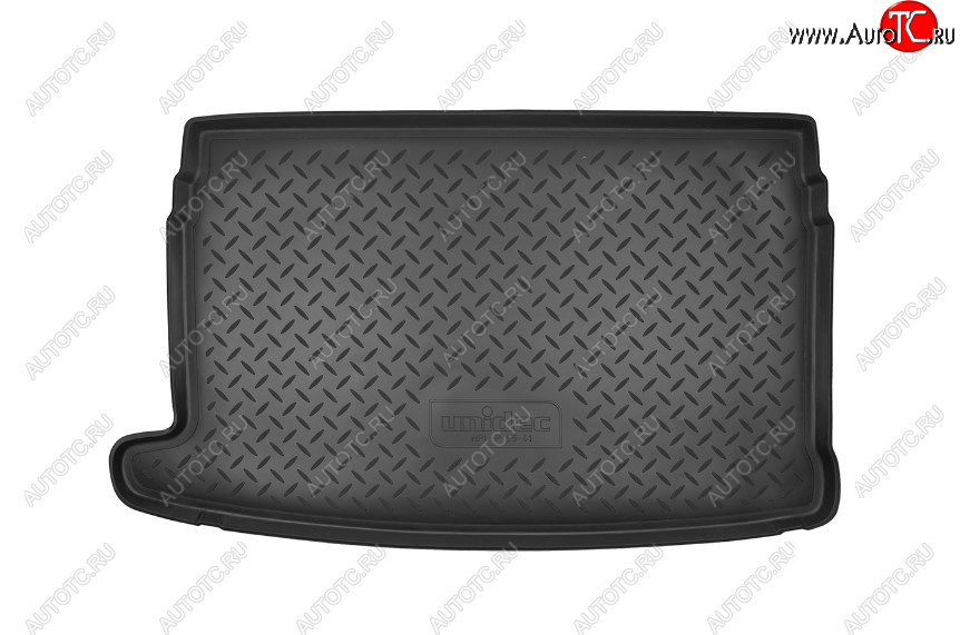 1 569 р. Коврик в багажник Norplast Unidec  Volkswagen Polo  5 (2009-2020) хэтчбек дорестайлинг, хэтчбек рестайлинг (Цвет: черный)  с доставкой в г. Майкоп