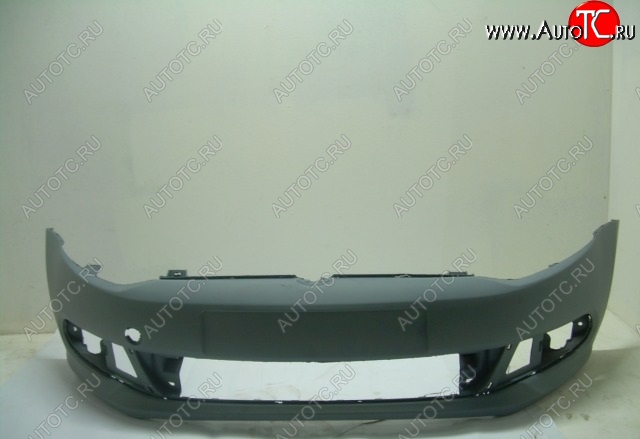 2 149 р. Бампер передний SPARD (чёрный) Volkswagen Polo 5 седан дорестайлинг (2009-2015) (Неокрашенный)  с доставкой в г. Майкоп