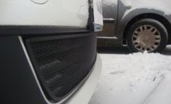 2 089 р. Сетка на бампер Russtal (черная) Volkswagen Polo 5 седан дорестайлинг (2009-2015)  с доставкой в г. Майкоп. Увеличить фотографию 2