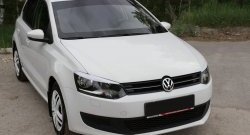 Реснички RA на фары Volkswagen Polo  5 (2009-2020) седан дорестайлинг, хэтчбек дорестайлинг, седан рестайлинг
