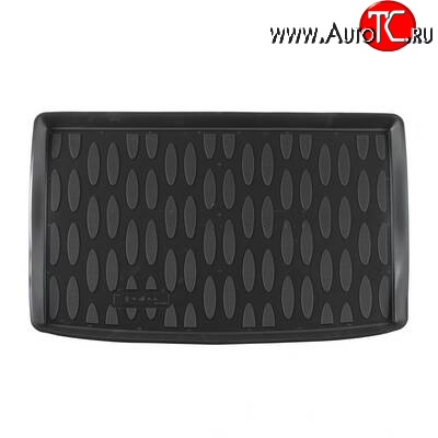 1 579 р. Коврик в багажник Aileron (полиуретан)  Volkswagen Polo  5 (2009-2015) хэтчбек дорестайлинг  с доставкой в г. Майкоп
