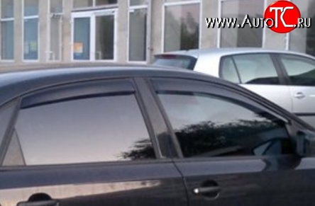 1 849 р. Комплект дефлекторов окон SkyLine Volkswagen Polo 5 седан дорестайлинг (2009-2015)  с доставкой в г. Майкоп