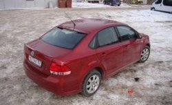 4 199 р. Козырёк на заднее лобовое стекло Sport  Volkswagen Polo  5 (2009-2020) седан дорестайлинг, хэтчбек рестайлинг (Неокрашенный)  с доставкой в г. Майкоп. Увеличить фотографию 5
