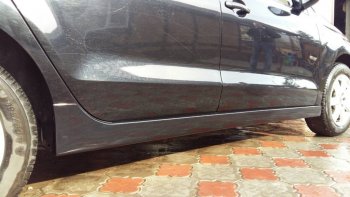 Пороги накладки Centre Tuning Volkswagen Polo  5 (2009-2020) седан дорестайлинг, седан рестайлинг