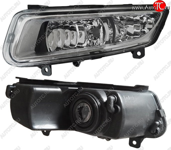 769 р. Противотуманная левая фара SAT Volkswagen Polo 5 хэтчбек дорестайлинг (2009-2015)  с доставкой в г. Майкоп