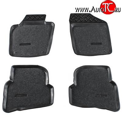 3 399 р. Коврики в салон Aileron 4 шт. (полиуретан)  Volkswagen Polo  5 (2009-2020) седан дорестайлинг, хэтчбек дорестайлинг, седан рестайлинг, хэтчбек рестайлинг  с доставкой в г. Майкоп