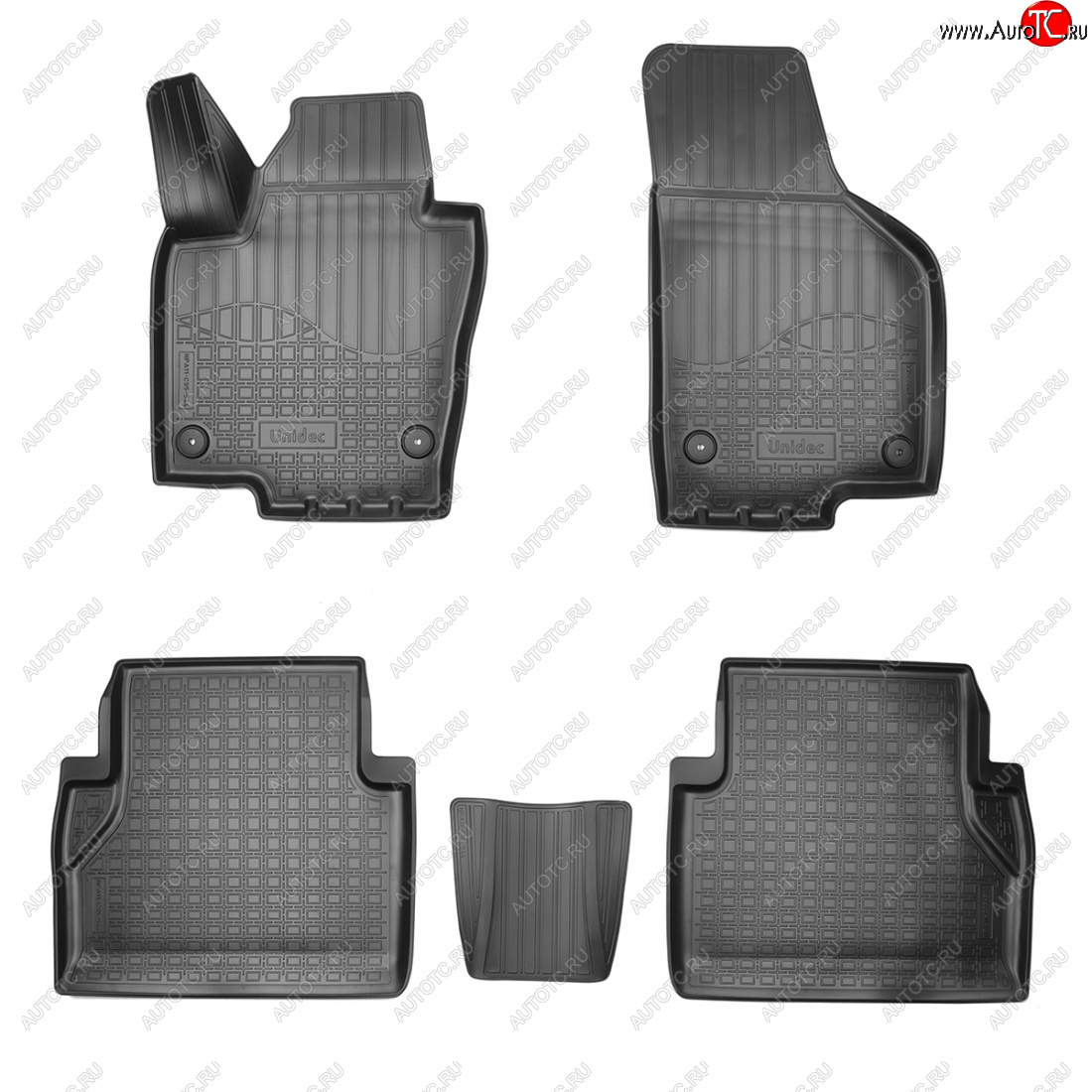 2 399 р. Коврики салона Norplast Unidec Volkswagen Sharan MK2,7N дорестайлинг (2010-2015) (черные)  с доставкой в г. Майкоп