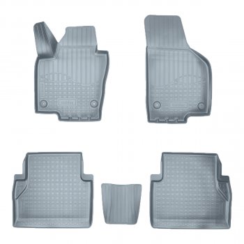 Коврики салона Norplast Unidec Volkswagen Sharan  MK2,7N (2010-2015) дорестайлинг (серые)